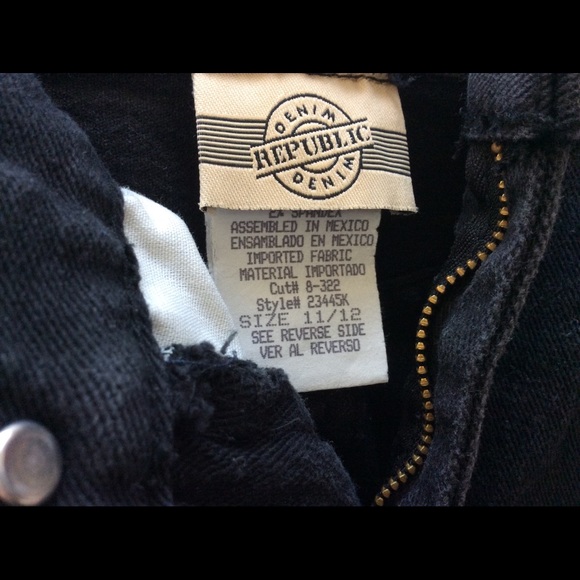 Sale Vintage jeans skinny black jeans high wasted jeans black gray jeans  29 /28 - Picture 6 of 11